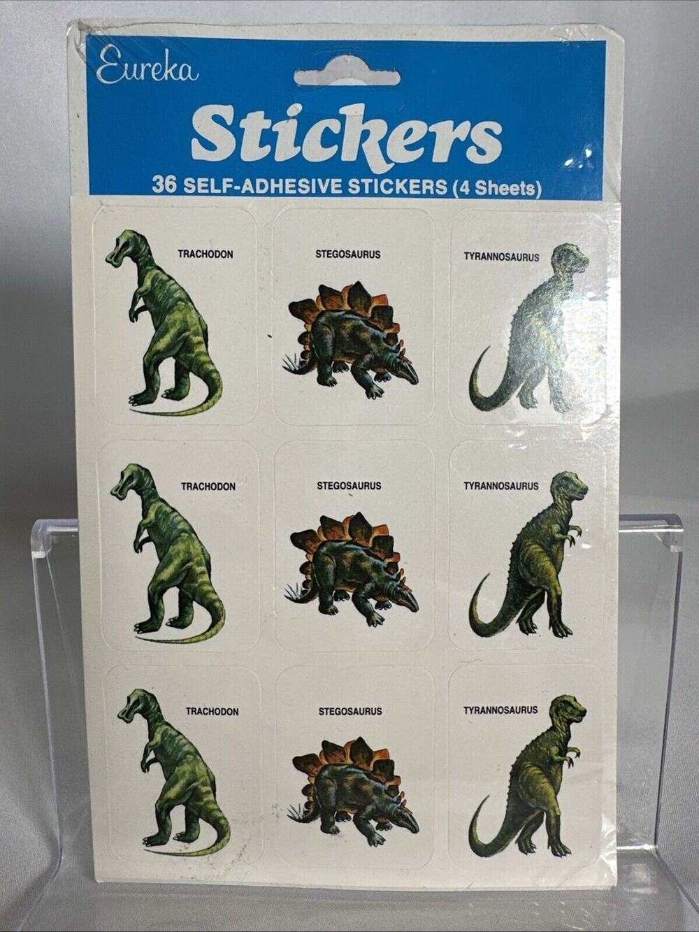 Eureka Dinosaur Stickers Paper Magic Group Brontosaurus Triceratops Tyrannosauru